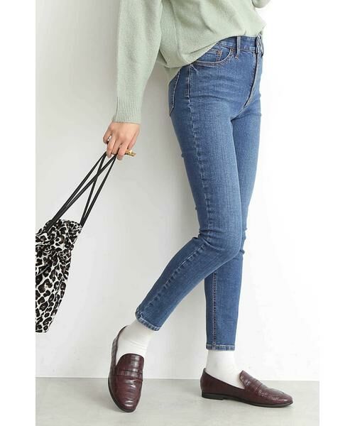 ＊＊N.Natural Beauty Basic / エヌ ナチュラルビューティーベーシック パンツ | スキニーデニムパンツ（ブルー）