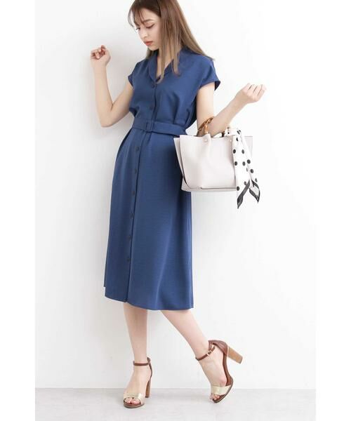 ＊＊N.Natural Beauty Basic / エヌ ナチュラルビューティーベーシック ワンピース | ショールカラーワンピース | 詳細3