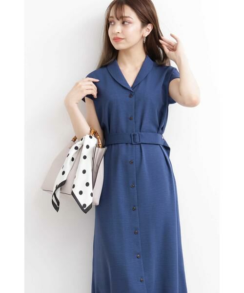 ＊＊N.Natural Beauty Basic / エヌ ナチュラルビューティーベーシック ワンピース | ショールカラーワンピース | 詳細4