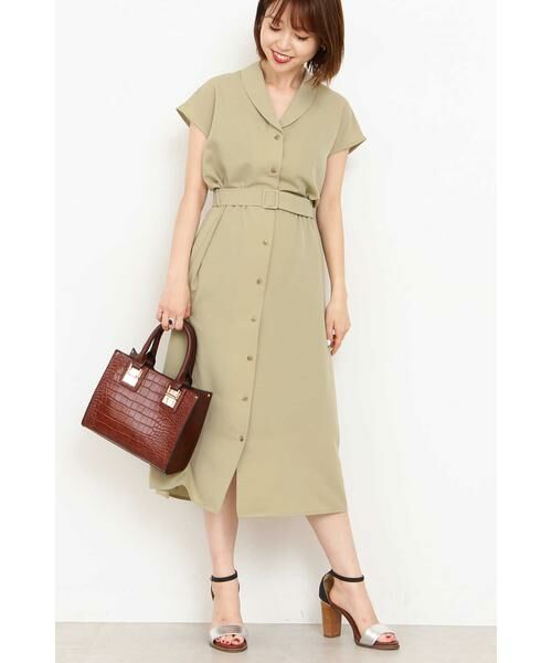 ＊＊N.Natural Beauty Basic / エヌ ナチュラルビューティーベーシック ワンピース | ショールカラーワンピース | 詳細8