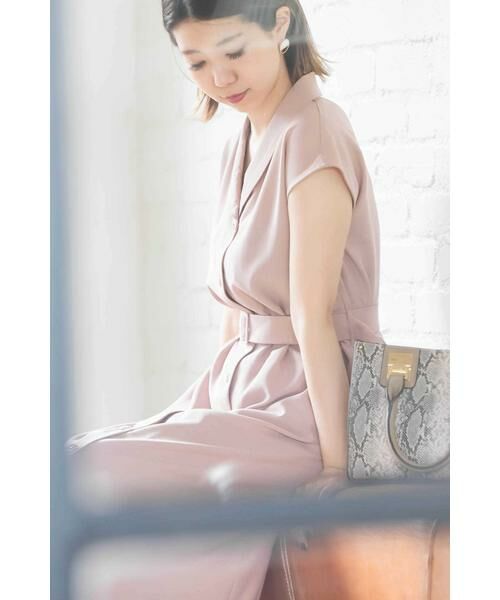 ＊＊N.Natural Beauty Basic / エヌ ナチュラルビューティーベーシック ワンピース | ショールカラーワンピース | 詳細17