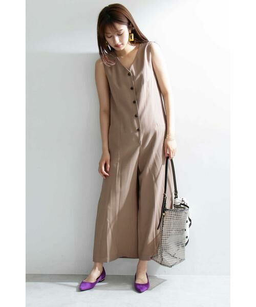 セール フロント釦オールインワン ワンピース N Natural Beauty Basic エヌ ナチュラルビューティーベーシック ファッション通販 タカシマヤファッションスクエア