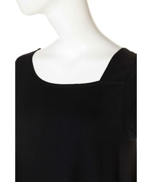 ＊＊N.Natural Beauty Basic / エヌ ナチュラルビューティーベーシック ワンピース | イレギュラーネックカットマキシワンピース | 詳細6