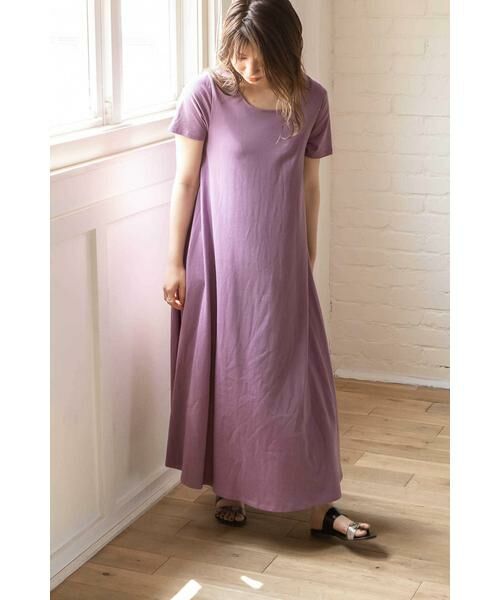 ＊＊N.Natural Beauty Basic / エヌ ナチュラルビューティーベーシック ワンピース | イレギュラーネックカットマキシワンピース | 詳細13