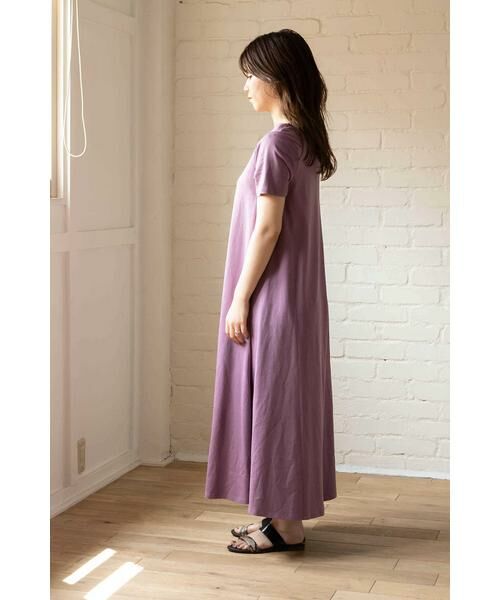 ＊＊N.Natural Beauty Basic / エヌ ナチュラルビューティーベーシック ワンピース | イレギュラーネックカットマキシワンピース | 詳細15