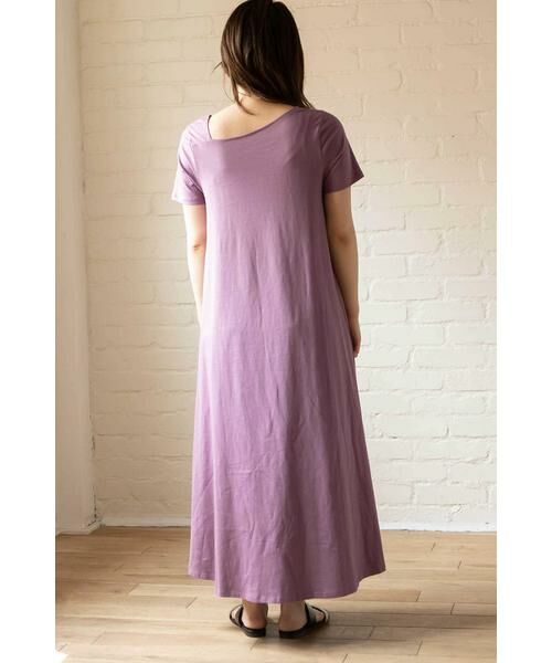 ＊＊N.Natural Beauty Basic / エヌ ナチュラルビューティーベーシック ワンピース | イレギュラーネックカットマキシワンピース | 詳細16