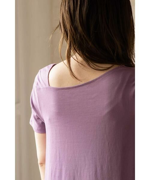 ＊＊N.Natural Beauty Basic / エヌ ナチュラルビューティーベーシック ワンピース | イレギュラーネックカットマキシワンピース | 詳細19