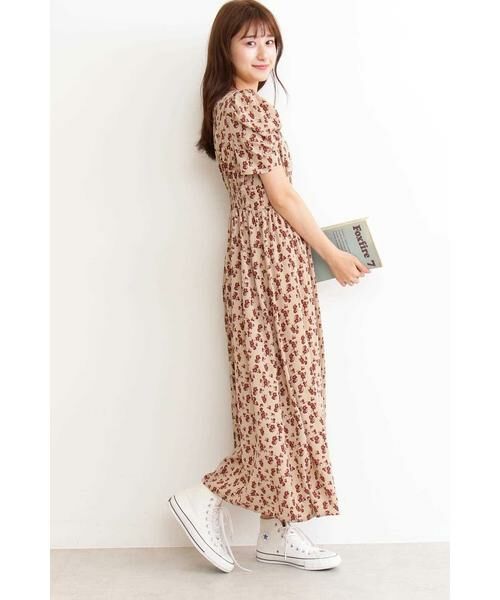 ＊＊N.Natural Beauty Basic / エヌ ナチュラルビューティーベーシック ワンピース | パワーショルダーマキシワンピース | 詳細4