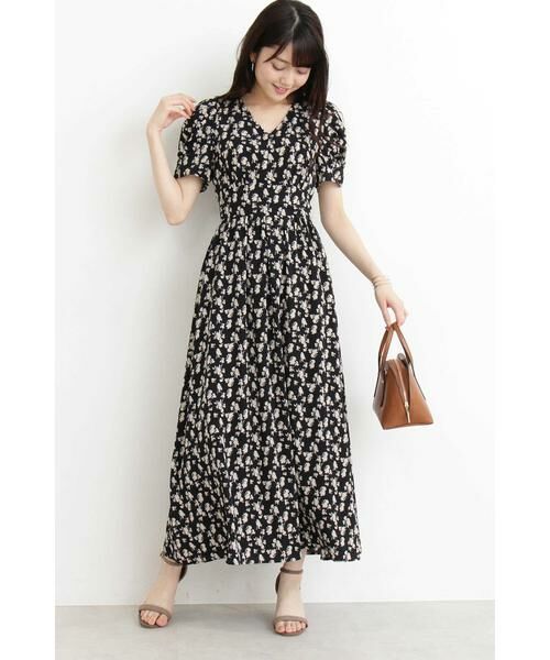 ＊＊N.Natural Beauty Basic / エヌ ナチュラルビューティーベーシック ワンピース | パワーショルダーマキシワンピース | 詳細8