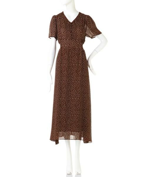 ＊＊N.Natural Beauty Basic / エヌ ナチュラルビューティーベーシック ワンピース | ドットウエストシャーリングワンピース | 詳細4