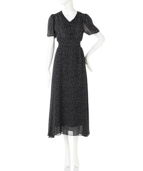 ＊＊N.Natural Beauty Basic / エヌ ナチュラルビューティーベーシック ワンピース | ドットウエストシャーリングワンピース | 詳細10