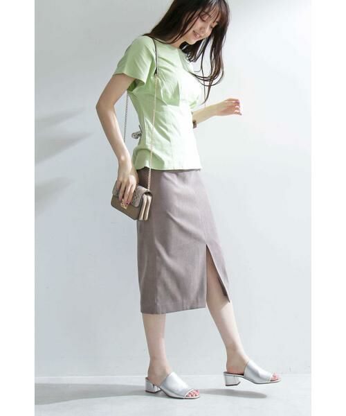 ＊＊N.Natural Beauty Basic / エヌ ナチュラルビューティーベーシック カットソー | コットンデザインカットソー | 詳細3