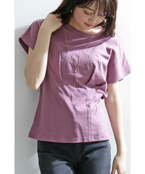 ＊＊N.Natural Beauty Basic / エヌ ナチュラルビューティーベーシック カットソー | コットンデザインカットソー（ピンク）