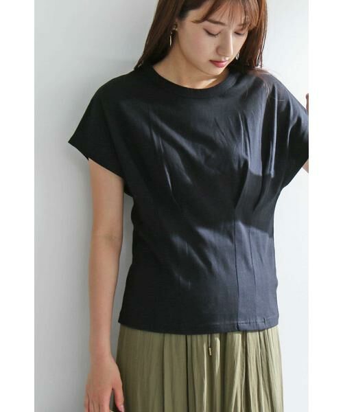 ＊＊N.Natural Beauty Basic / エヌ ナチュラルビューティーベーシック カットソー | コットンデザインカットソー（ブラック）