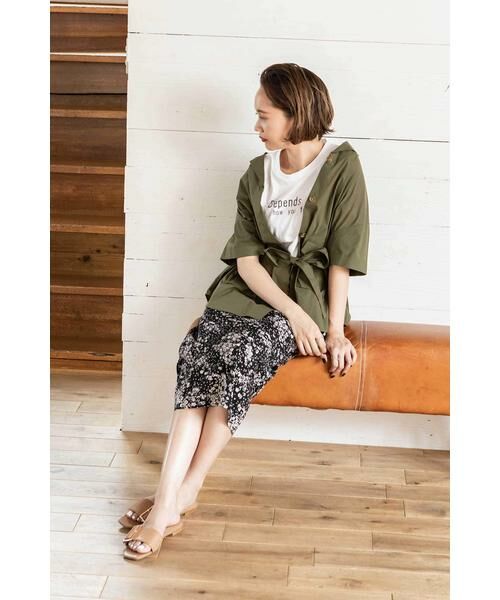 ＊＊N.Natural Beauty Basic / エヌ ナチュラルビューティーベーシック カットソー | アソートコットンロゴTシャツ | 詳細5