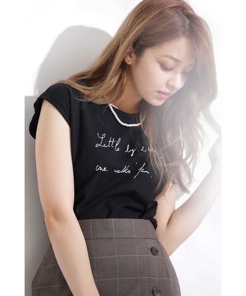 ＊＊N.Natural Beauty Basic / エヌ ナチュラルビューティーベーシック カットソー | メッセージＴシャツ | 詳細23