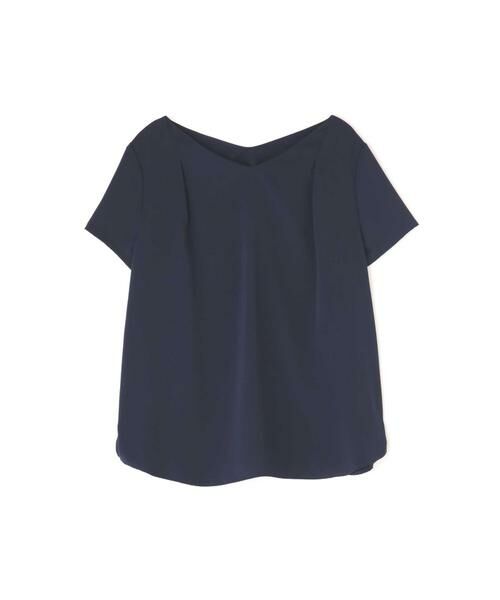 ＊＊N.Natural Beauty Basic / エヌ ナチュラルビューティーベーシック シャツ・ブラウス | タックドレープVネック半袖ブラウス | 詳細1