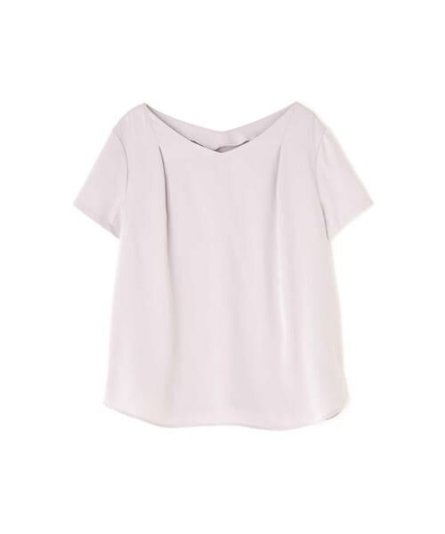 ＊＊N.Natural Beauty Basic / エヌ ナチュラルビューティーベーシック シャツ・ブラウス | タックドレープVネック半袖ブラウス | 詳細9