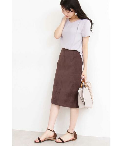 ＊＊N.Natural Beauty Basic / エヌ ナチュラルビューティーベーシック シャツ・ブラウス | タックドレープVネック半袖ブラウス | 詳細14