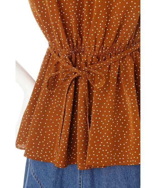 ＊＊N.Natural Beauty Basic / エヌ ナチュラルビューティーベーシック シャツ・ブラウス | ドットぺプラムノースリーブニット | 詳細11