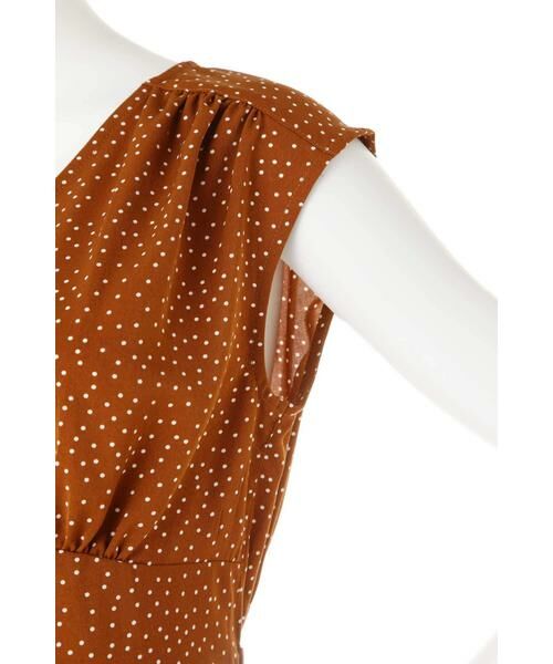 ＊＊N.Natural Beauty Basic / エヌ ナチュラルビューティーベーシック シャツ・ブラウス | ドットぺプラムノースリーブニット | 詳細9