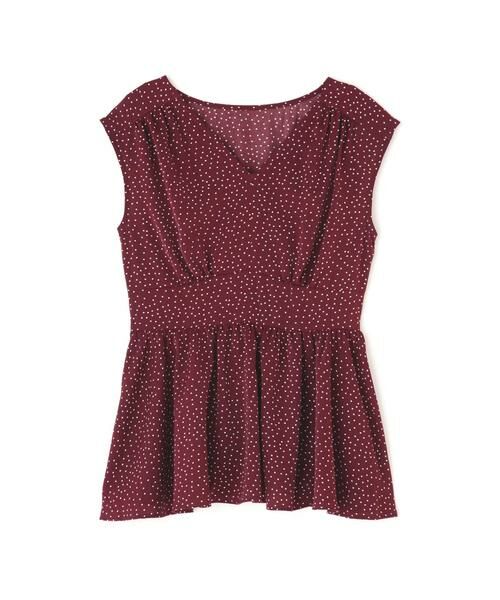 ＊＊N.Natural Beauty Basic / エヌ ナチュラルビューティーベーシック シャツ・ブラウス | ドットぺプラムノースリーブニット | 詳細13