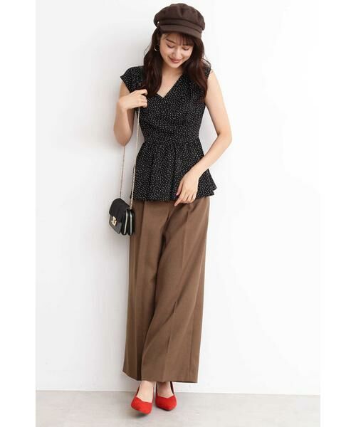 ＊＊N.Natural Beauty Basic / エヌ ナチュラルビューティーベーシック シャツ・ブラウス | ドットぺプラムノースリーブニット | 詳細19