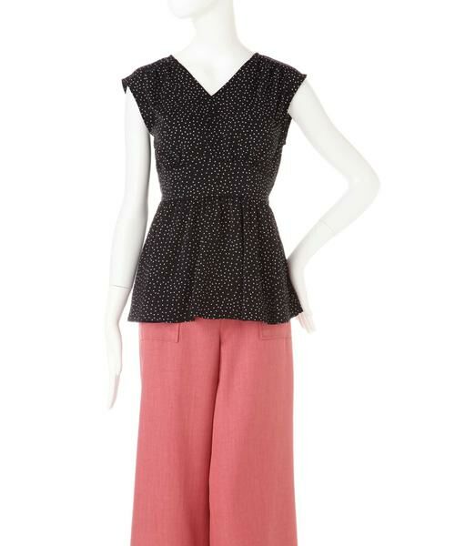 ＊＊N.Natural Beauty Basic / エヌ ナチュラルビューティーベーシック シャツ・ブラウス | ドットぺプラムノースリーブニット | 詳細21