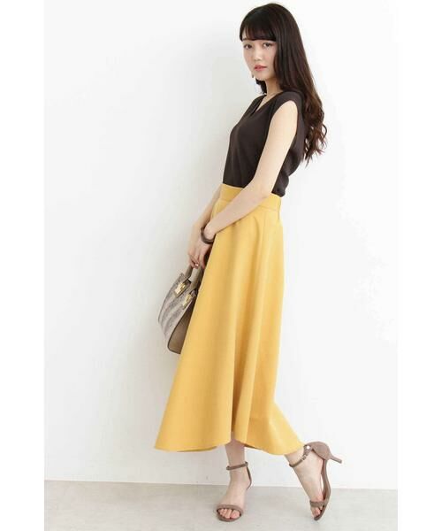 ＊＊N.Natural Beauty Basic / エヌ ナチュラルビューティーベーシック スカート | カラーイレヘムスカート | 詳細3