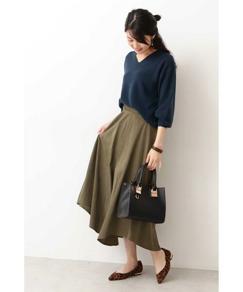 ＊＊N.Natural Beauty Basic / エヌ ナチュラルビューティーベーシック スカート | カラーイレヘムスカート | 詳細11