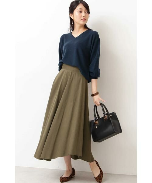 ＊＊N.Natural Beauty Basic / エヌ ナチュラルビューティーベーシック スカート | カラーイレヘムスカート | 詳細12
