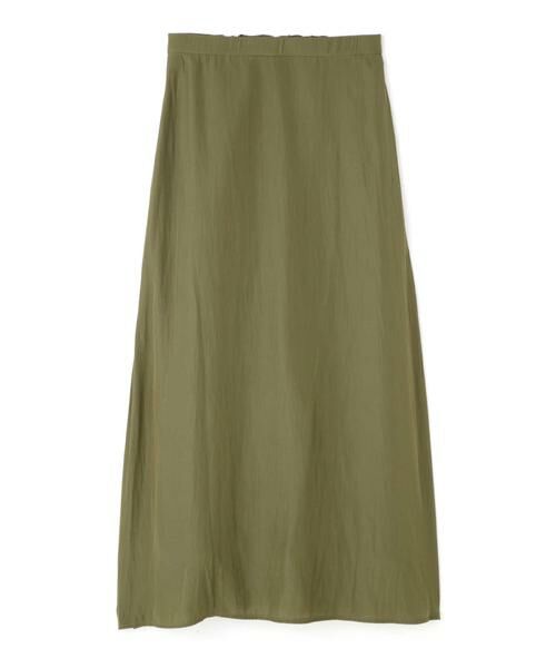 ＊＊N.Natural Beauty Basic / エヌ ナチュラルビューティーベーシック スカート | パウダーサテンマキシスカート | 詳細8