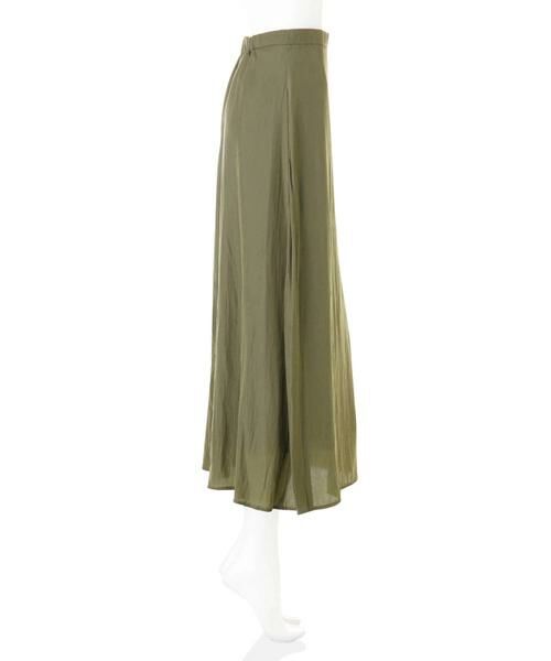 ＊＊N.Natural Beauty Basic / エヌ ナチュラルビューティーベーシック スカート | パウダーサテンマキシスカート | 詳細13