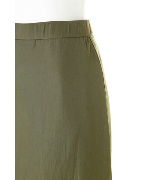 ＊＊N.Natural Beauty Basic / エヌ ナチュラルビューティーベーシック スカート | パウダーサテンマキシスカート | 詳細15