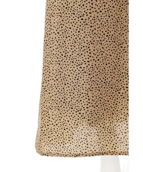 ＊＊N.Natural Beauty Basic / エヌ ナチュラルビューティーベーシック スカート | ツートーンドットAラインマキシスカート | 詳細11