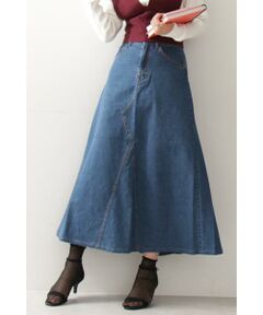 リメイクデニムフレアスカート