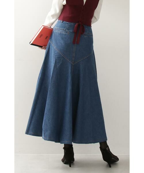 ＊＊N.Natural Beauty Basic / エヌ ナチュラルビューティーベーシック スカート | リメイクデニムフレアスカート | 詳細5