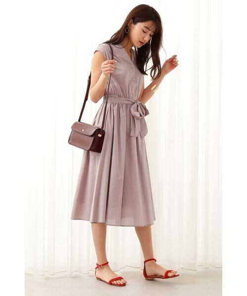 ＊＊N.Natural Beauty Basic / エヌ ナチュラルビューティーベーシック ワンピース | コットンローンミモレワンピース | 詳細16