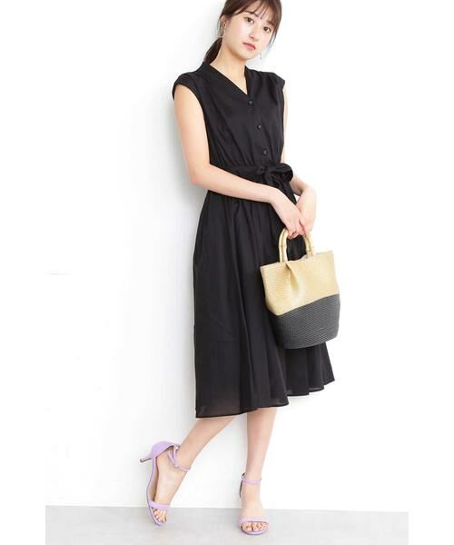 ＊＊N.Natural Beauty Basic / エヌ ナチュラルビューティーベーシック ワンピース | コットンローンミモレワンピース | 詳細21