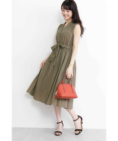 ＊＊N.Natural Beauty Basic / エヌ ナチュラルビューティーベーシック ワンピース | コットンローンミモレワンピース | 詳細26