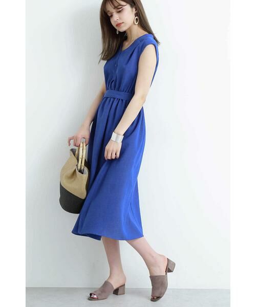 ＊＊N.Natural Beauty Basic / エヌ ナチュラルビューティーベーシック ワンピース | ドライポプリンノースリーブワンピース | 詳細3