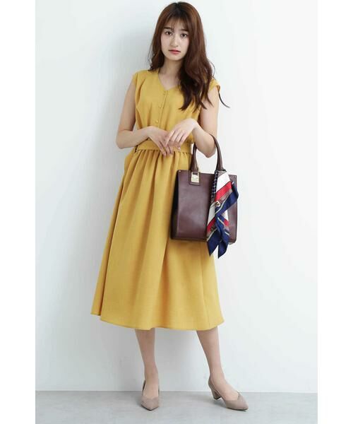 ＊＊N.Natural Beauty Basic / エヌ ナチュラルビューティーベーシック ワンピース | ドライポプリンノースリーブワンピース | 詳細14