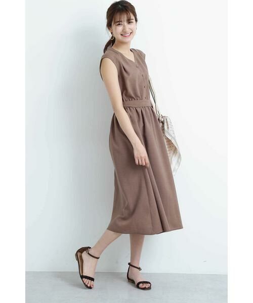 ＊＊N.Natural Beauty Basic / エヌ ナチュラルビューティーベーシック ワンピース | ドライポプリンノースリーブワンピース | 詳細20