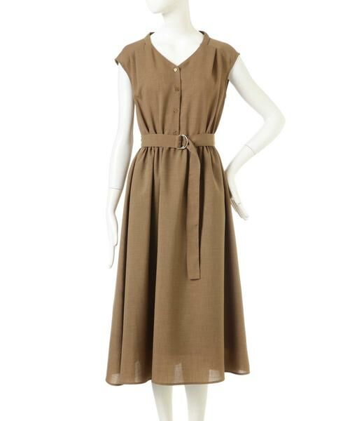 ＊＊N.Natural Beauty Basic / エヌ ナチュラルビューティーベーシック ワンピース | ドライポプリンノースリーブワンピース | 詳細21