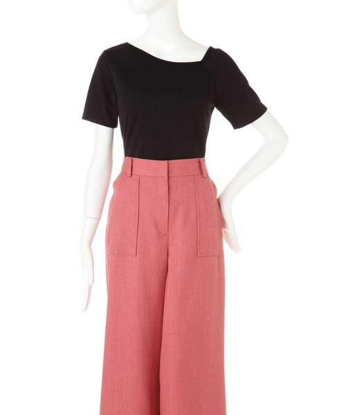 ＊＊N.Natural Beauty Basic / エヌ ナチュラルビューティーベーシック カットソー | ワンショルダーリブTシャツ | 詳細5