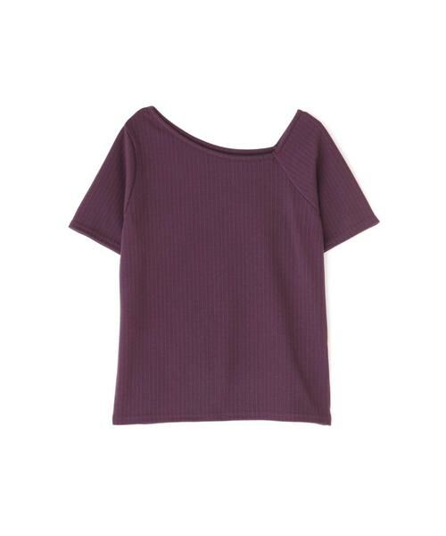＊＊N.Natural Beauty Basic / エヌ ナチュラルビューティーベーシック カットソー | ワンショルダーリブTシャツ | 詳細7