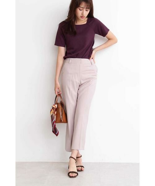 ＊＊N.Natural Beauty Basic / エヌ ナチュラルビューティーベーシック カットソー | ワンショルダーリブTシャツ | 詳細8