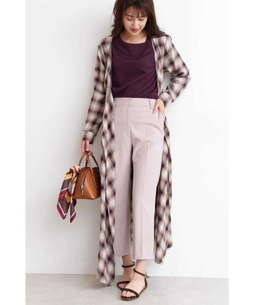 ＊＊N.Natural Beauty Basic / エヌ ナチュラルビューティーベーシック カットソー | ワンショルダーリブTシャツ | 詳細9