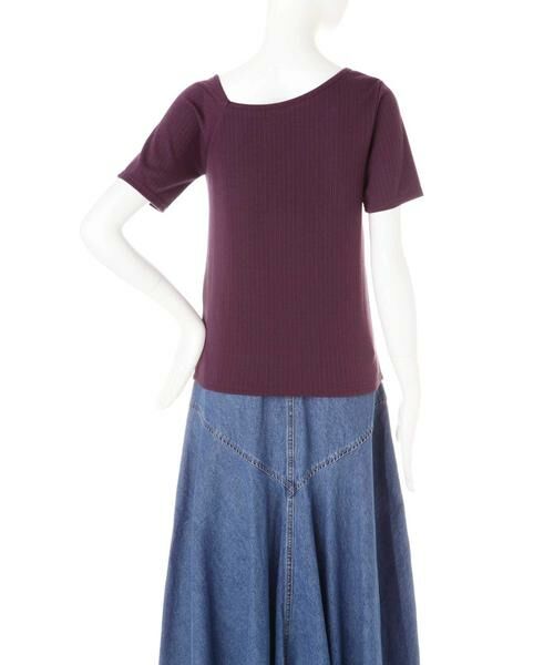 ＊＊N.Natural Beauty Basic / エヌ ナチュラルビューティーベーシック カットソー | ワンショルダーリブTシャツ | 詳細11