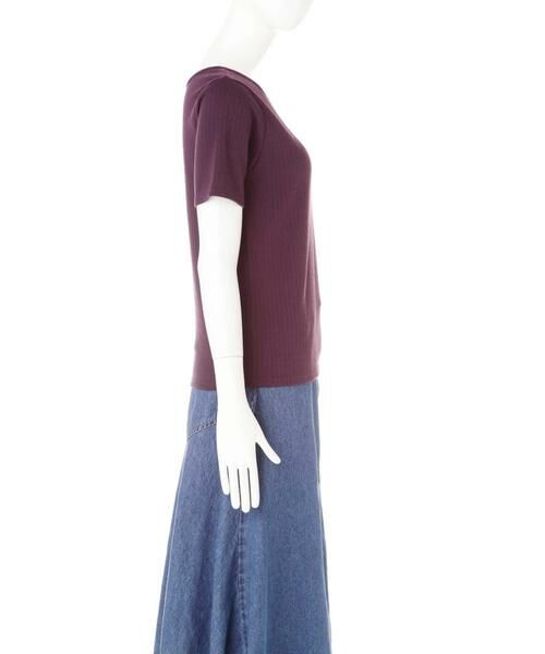 ＊＊N.Natural Beauty Basic / エヌ ナチュラルビューティーベーシック カットソー | ワンショルダーリブTシャツ | 詳細12